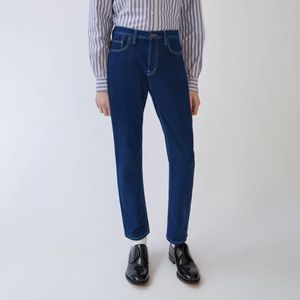 Acne jeans river fit in Cobalt blue